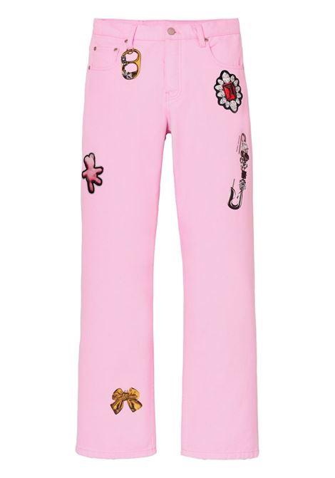 Jeans dritti The Runway Charm in rosa Marc Jacobs - unisex MARC JACOBS | 2S5RBT001D09678